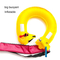 110N ম্যানুয়াল কোমর ব্যাগ Inflatable জীবন বেল্ট PFD সাঁতার, নাটক, পালতোলা জন্য